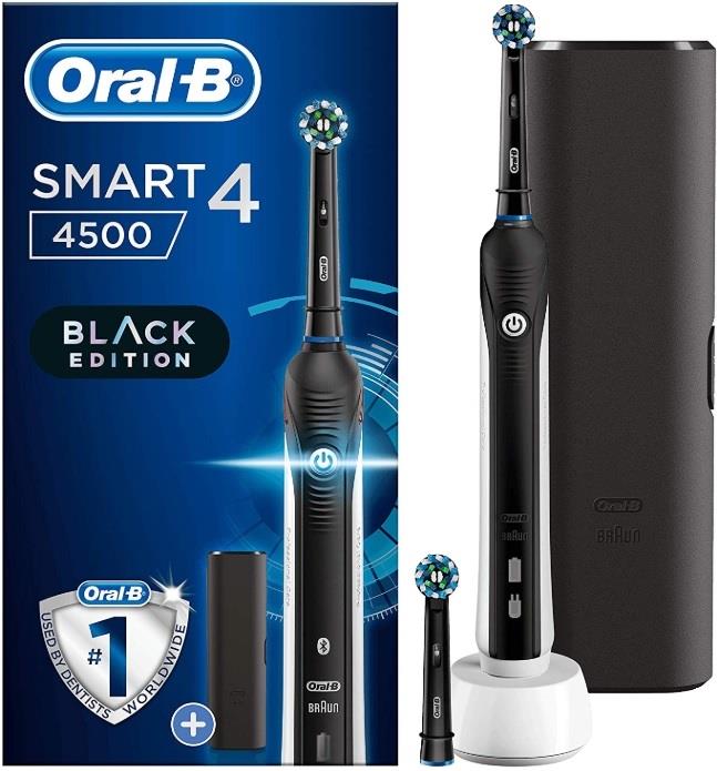 ORAL-B Oral-B Power Smart 4 4500 CrossAction spazzolino elettrico Braun ricaricabile rete + custodia da via
